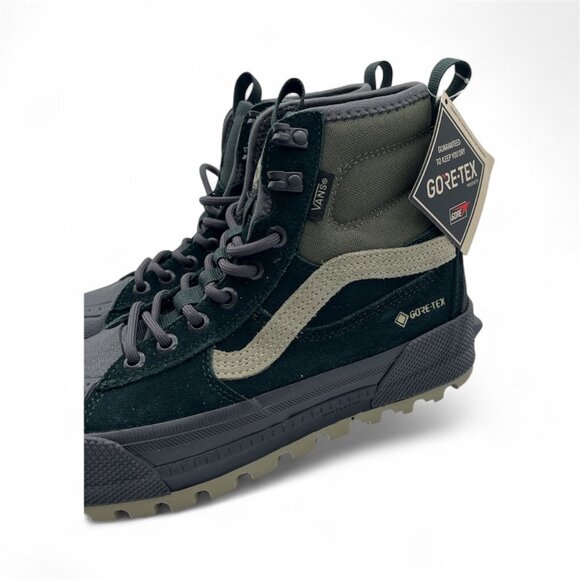 Vans MTE Sk8-Hi GORE-TEX Insulated Shoe Scarab/Grape Leaf W/8 Hiking Boots NEW - Picture 6 of 9